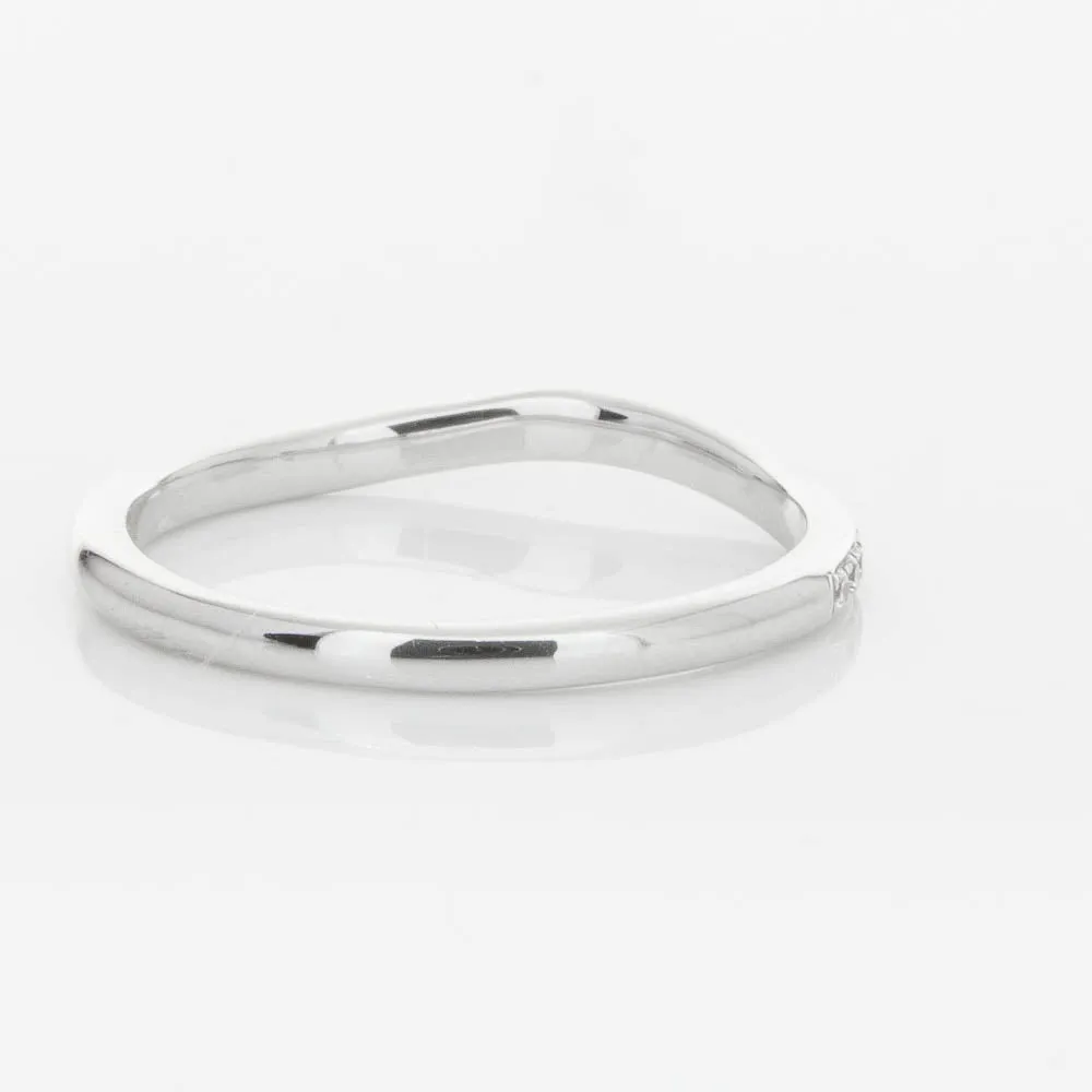 18ct White Gold .15ct Diamond Grace Band