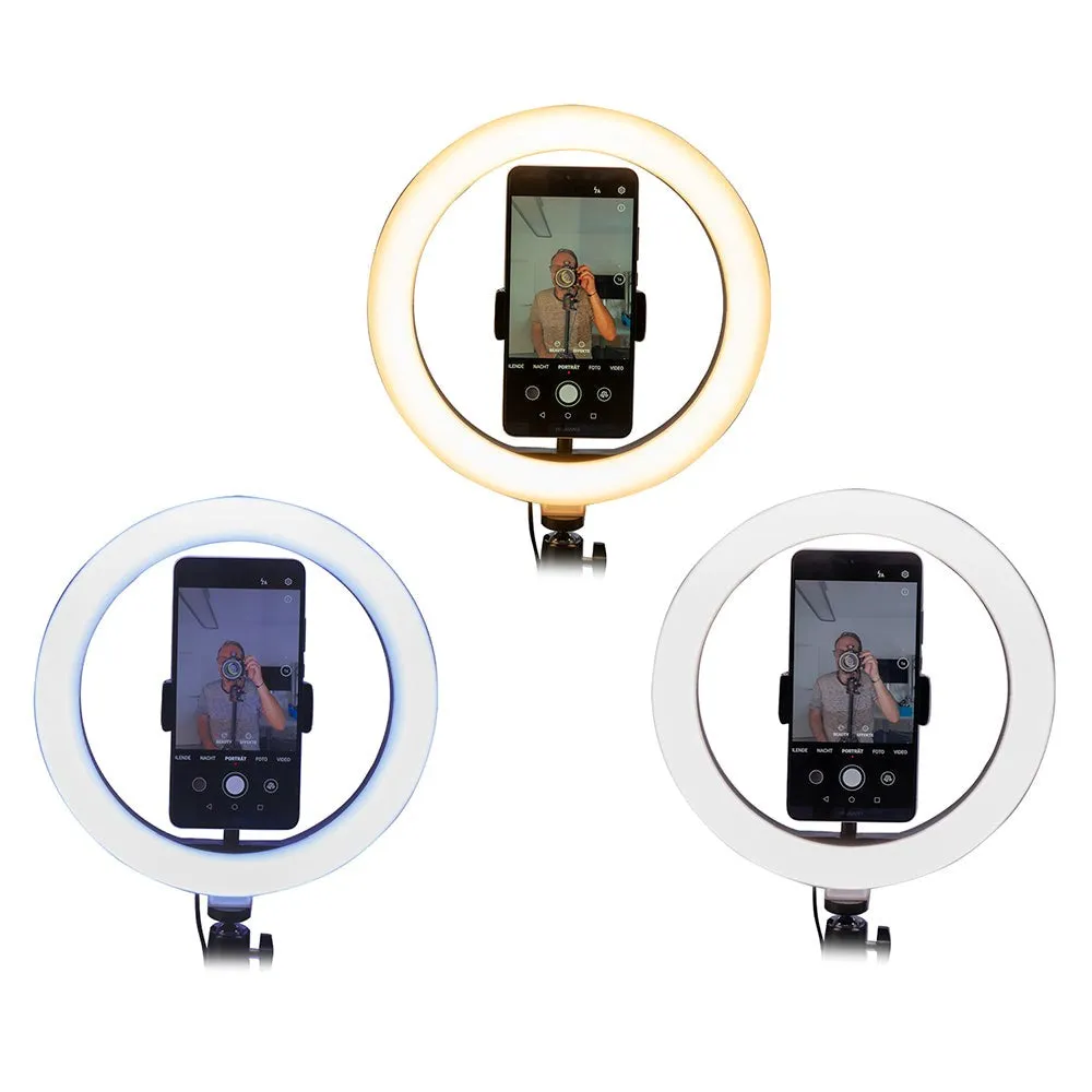 4smarts LoomiPod XL & Mini Selfie Tripod m. LED Ring Light, Holder & Stativ - (DEMO)