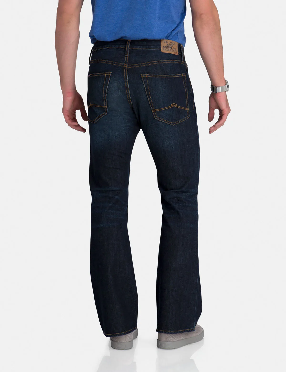 5 POCKET RIGID BOOTCUT JEANS