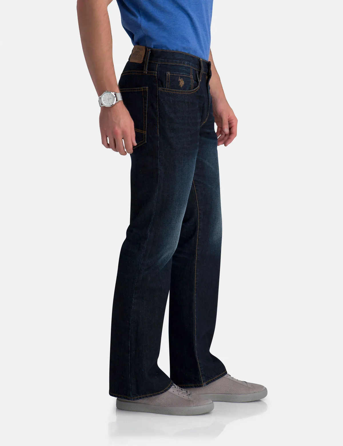 5 POCKET RIGID BOOTCUT JEANS