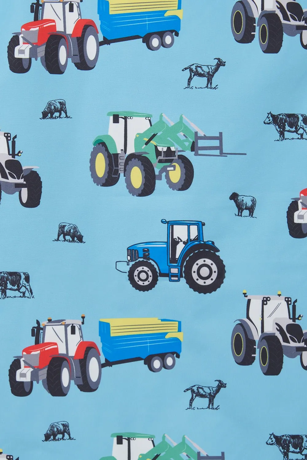 Alex Gilet - Blue Tractor Print