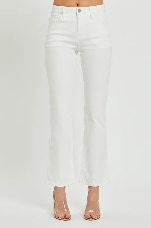 Alisa Mid Rise Bootcut Jeans