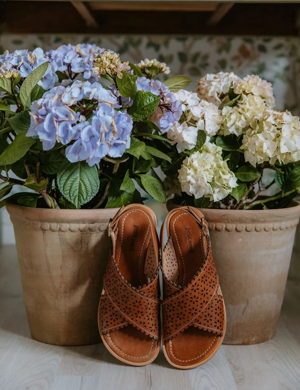 Amber Sandal - Cognac