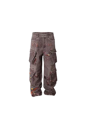 Autumn Forest Branches Jeans