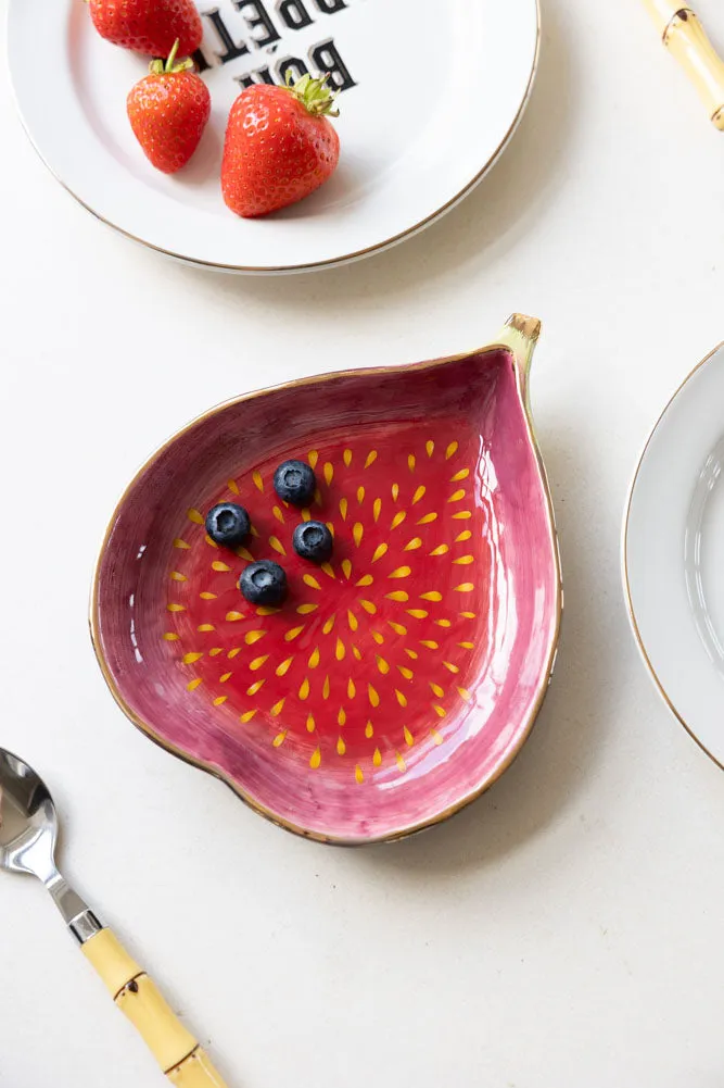 Beautiful Fig Serving Dish