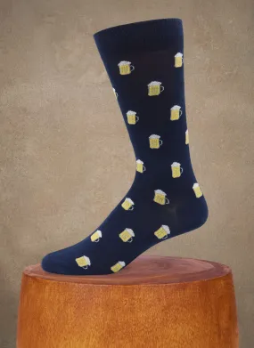 Beer Sock in Navy