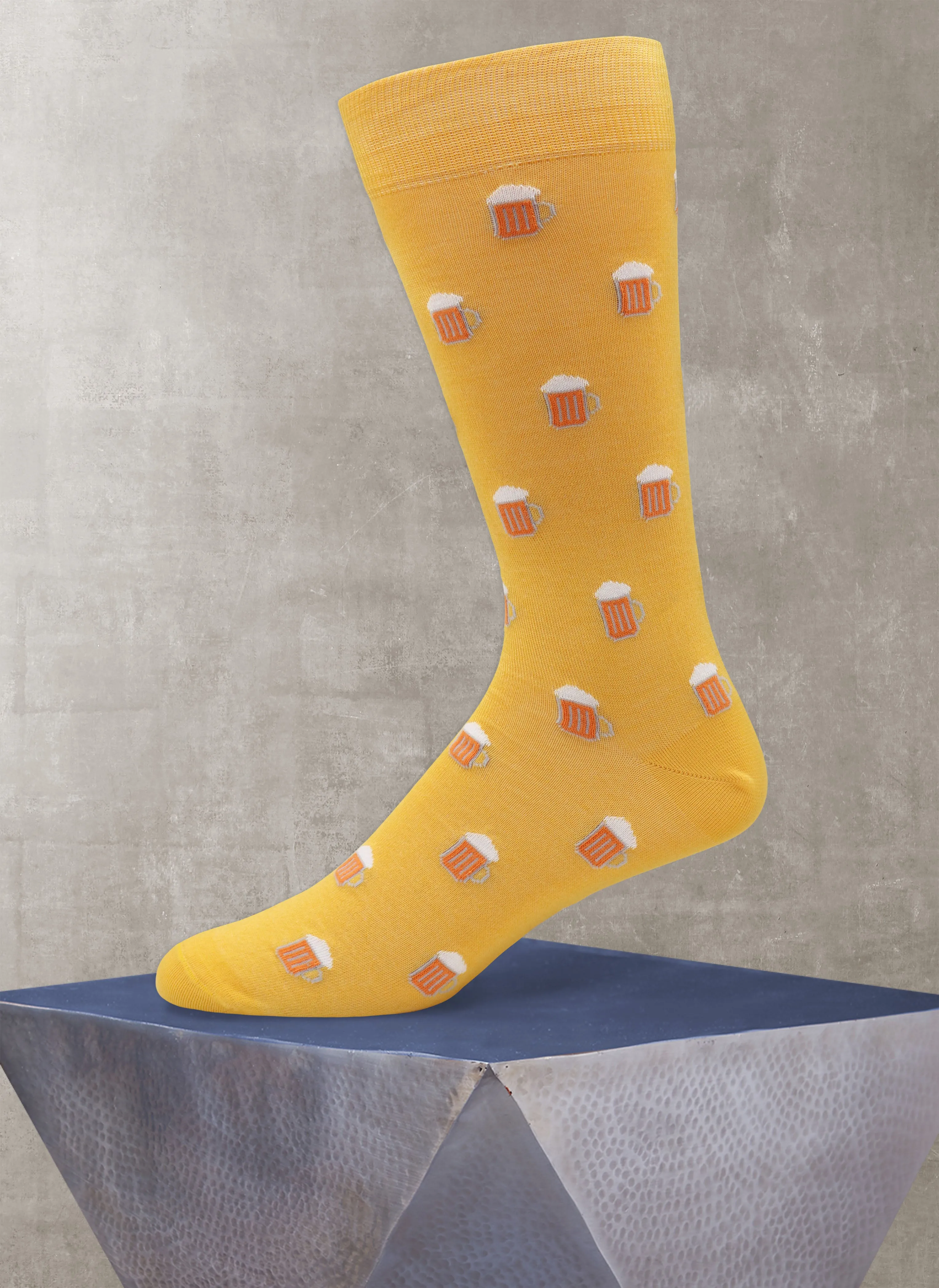 Beer Sock in Yellow