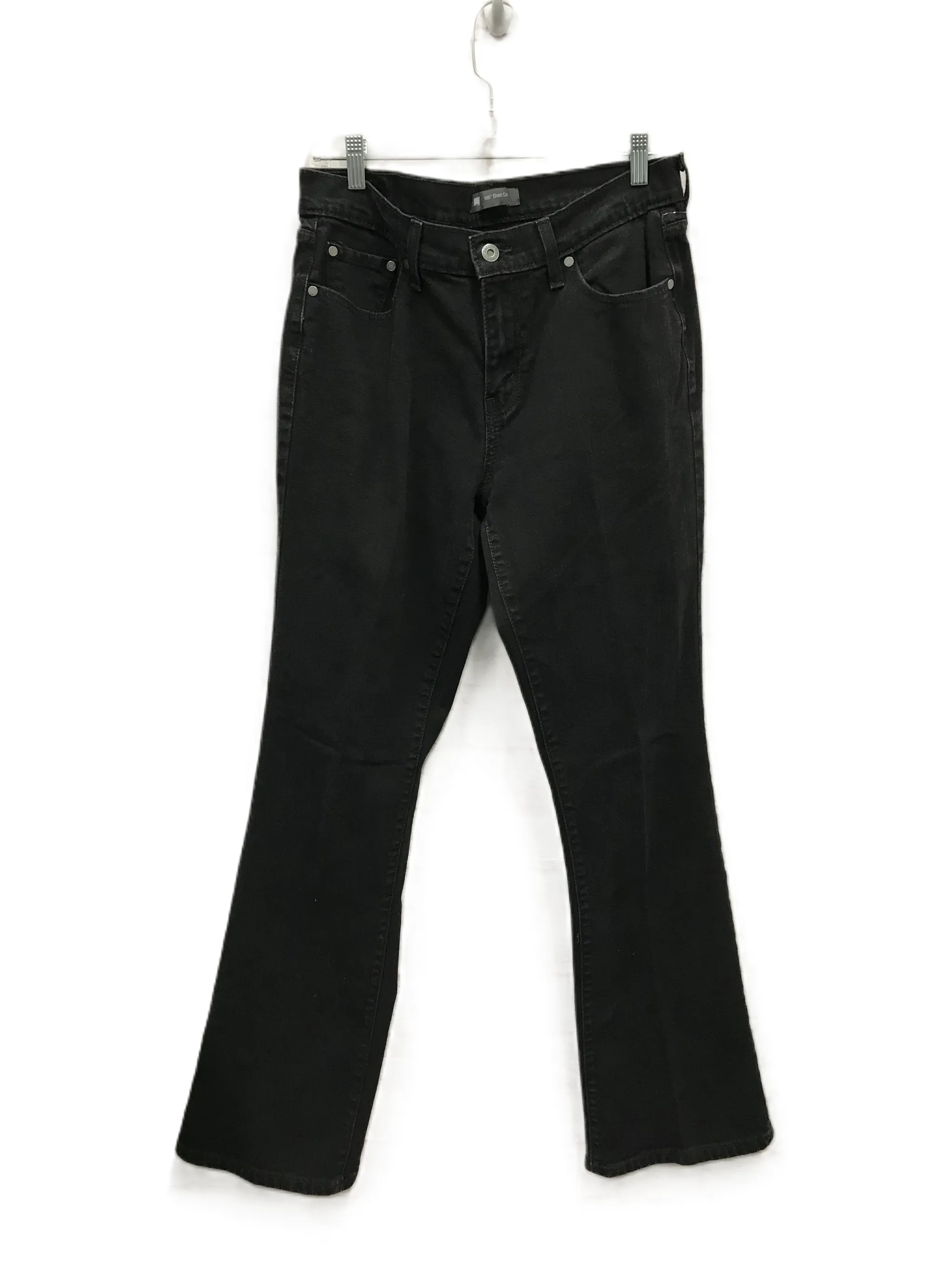 Black Jeans Boot Cut By Levis, Size: 10