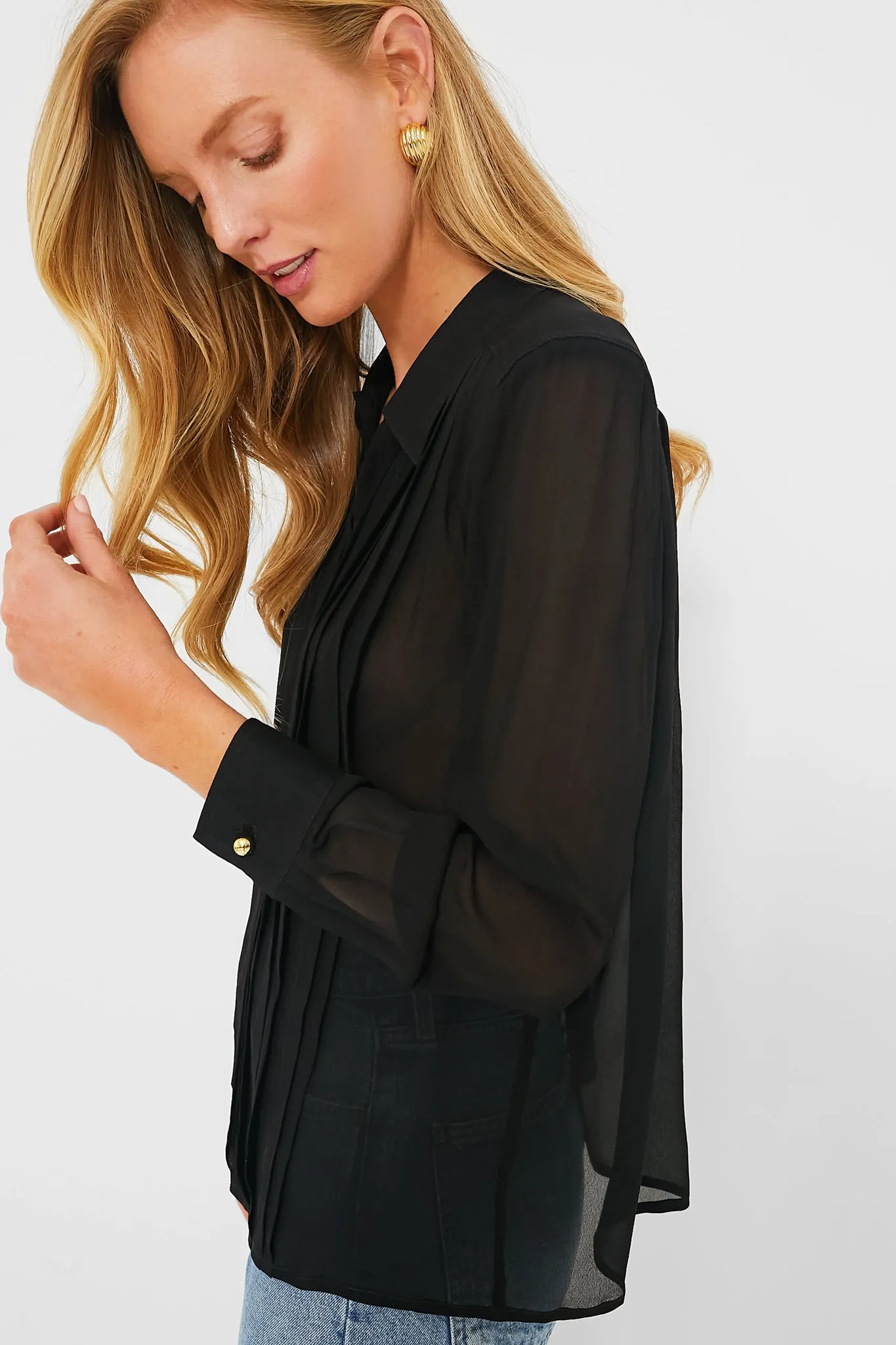 Black Natalia Blouse