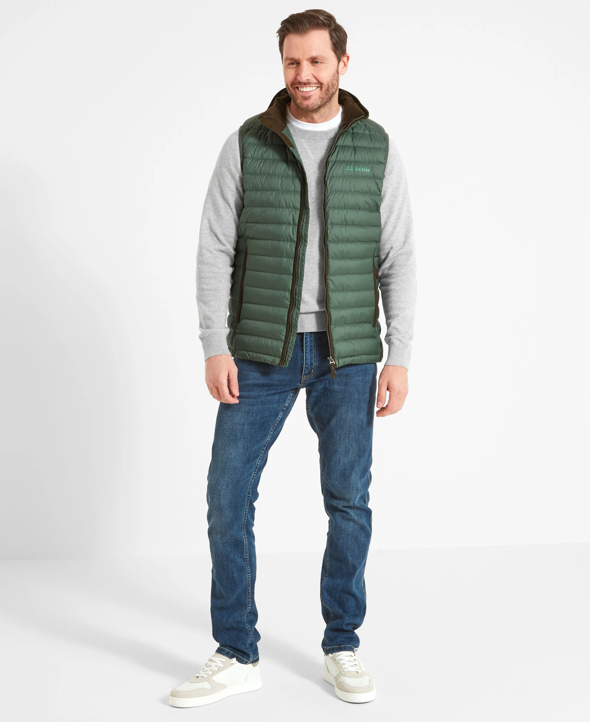 Bowden Down Gilet - Pine Green