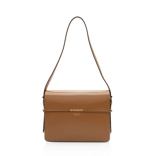 Burberry Two-Tone Leather Grace Large Shoulder Bag (SHF-11227)