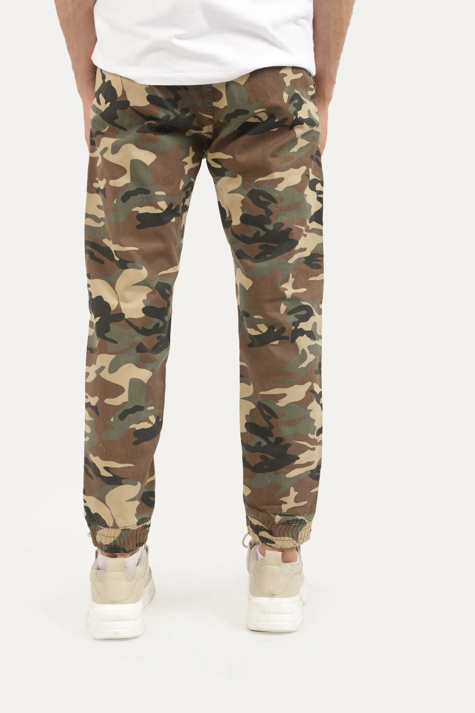 Camouflage Print Jogging Trousers