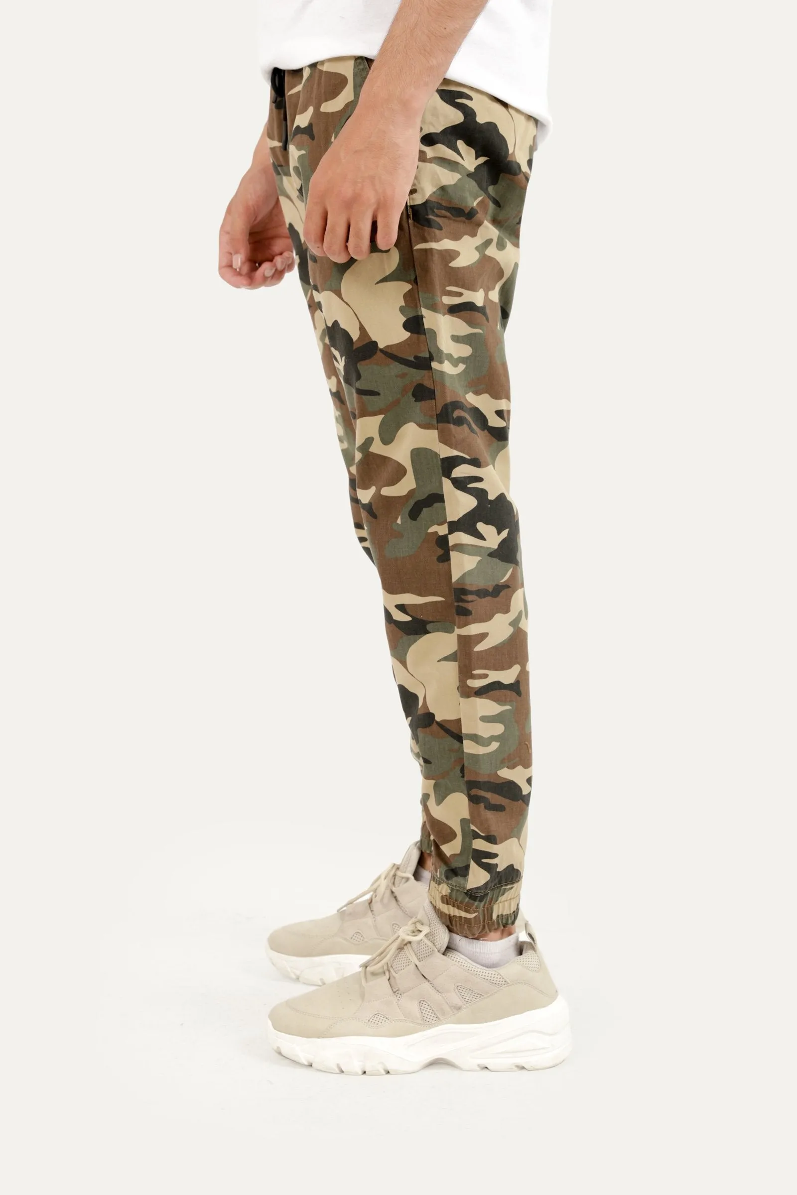 Camouflage Print Jogging Trousers