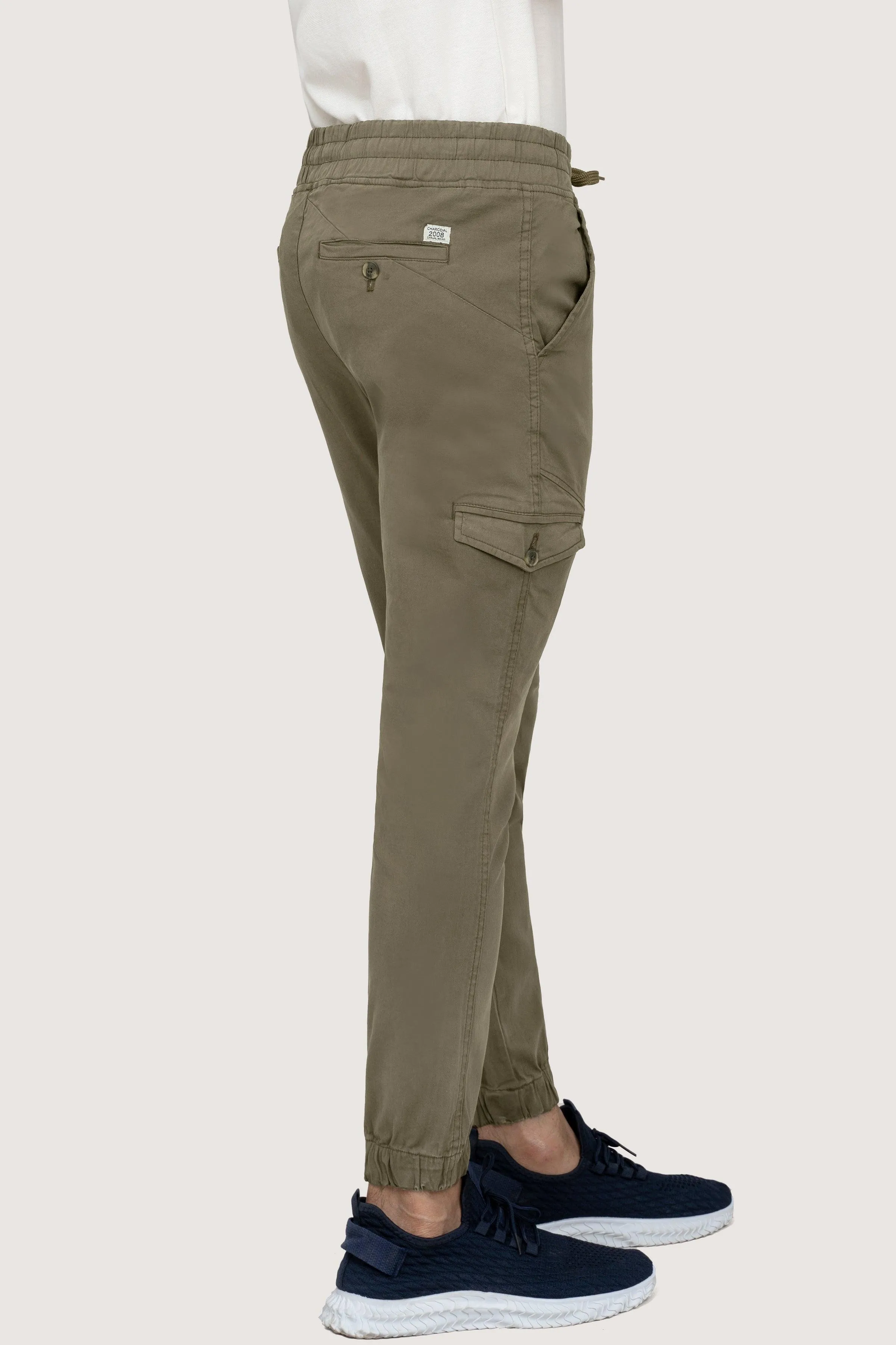 CASUAL JOGGER SLIMFIT TROUSER OLIVE