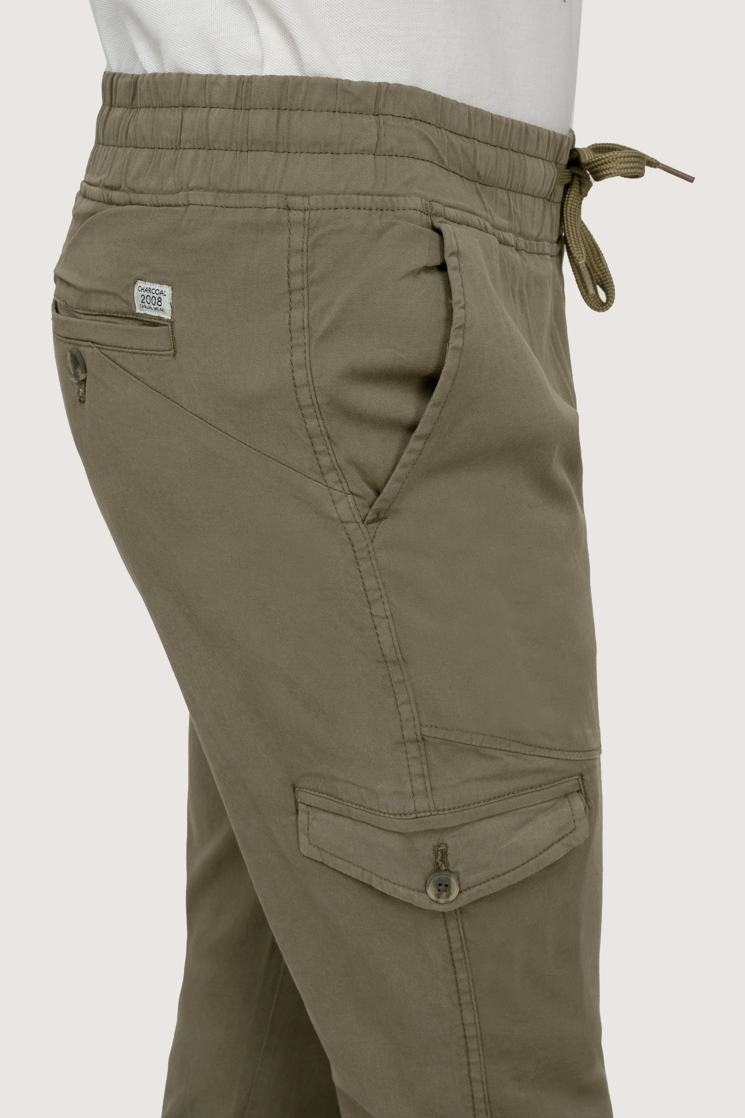 CASUAL JOGGER SLIMFIT TROUSER OLIVE