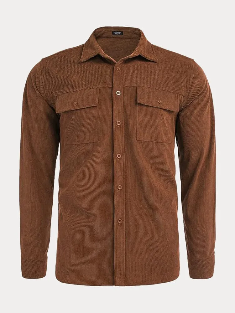 Casual Soft Corduroy Shirt