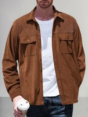 Casual Soft Corduroy Shirt