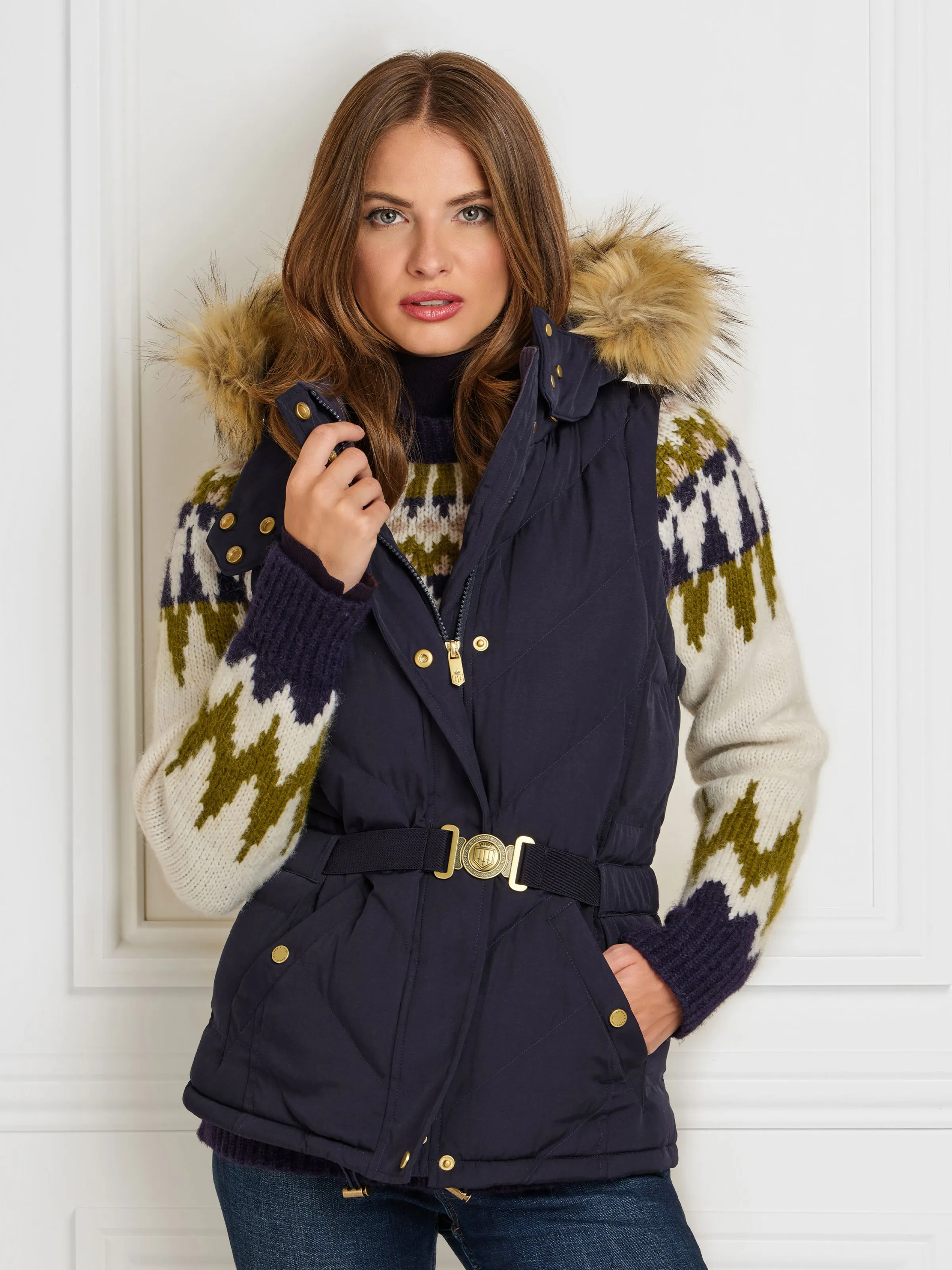 Charlotte Gilet - Navy