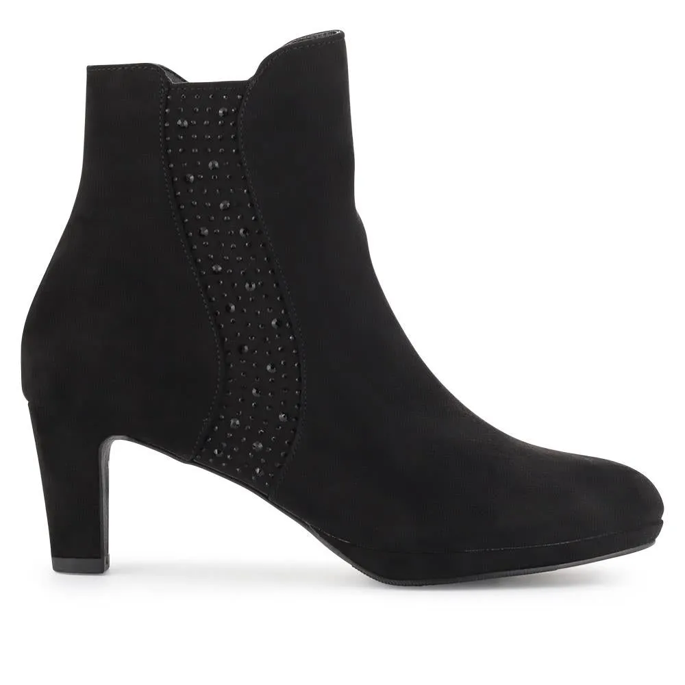 Chic Platform-Heeled Ankle Boots - PLAN40021 / 326 213