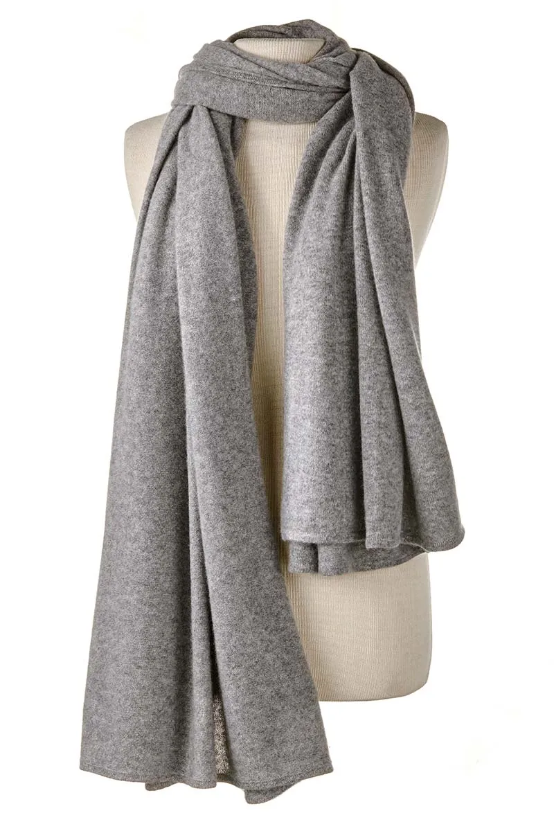 Chunky Travel Wrap - Pewter