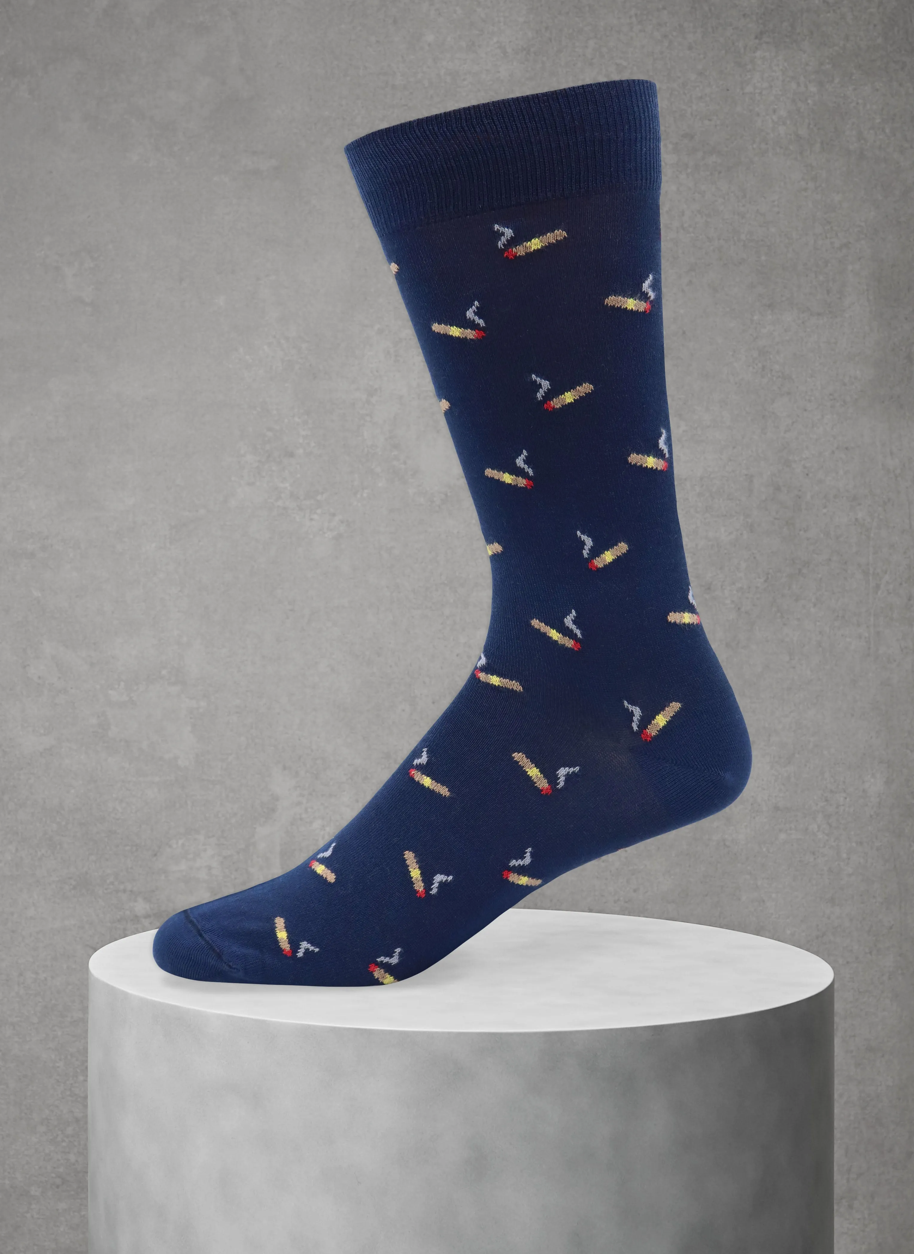 Cigar Sock in Navy