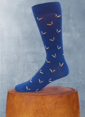 Cigar Sock in Royal Blue