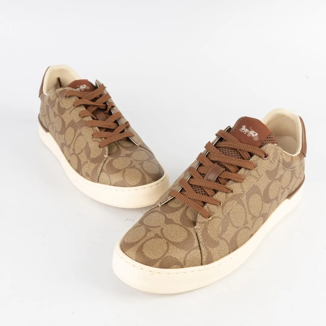 Coach Brown Lowline Low Top Logo Sneakers