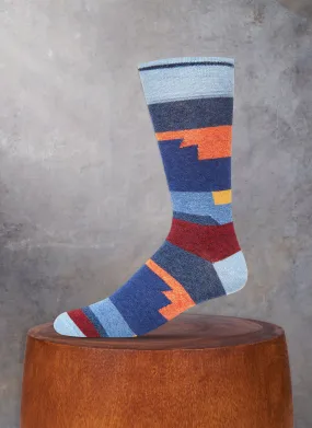 Colorblock Sock in Multi