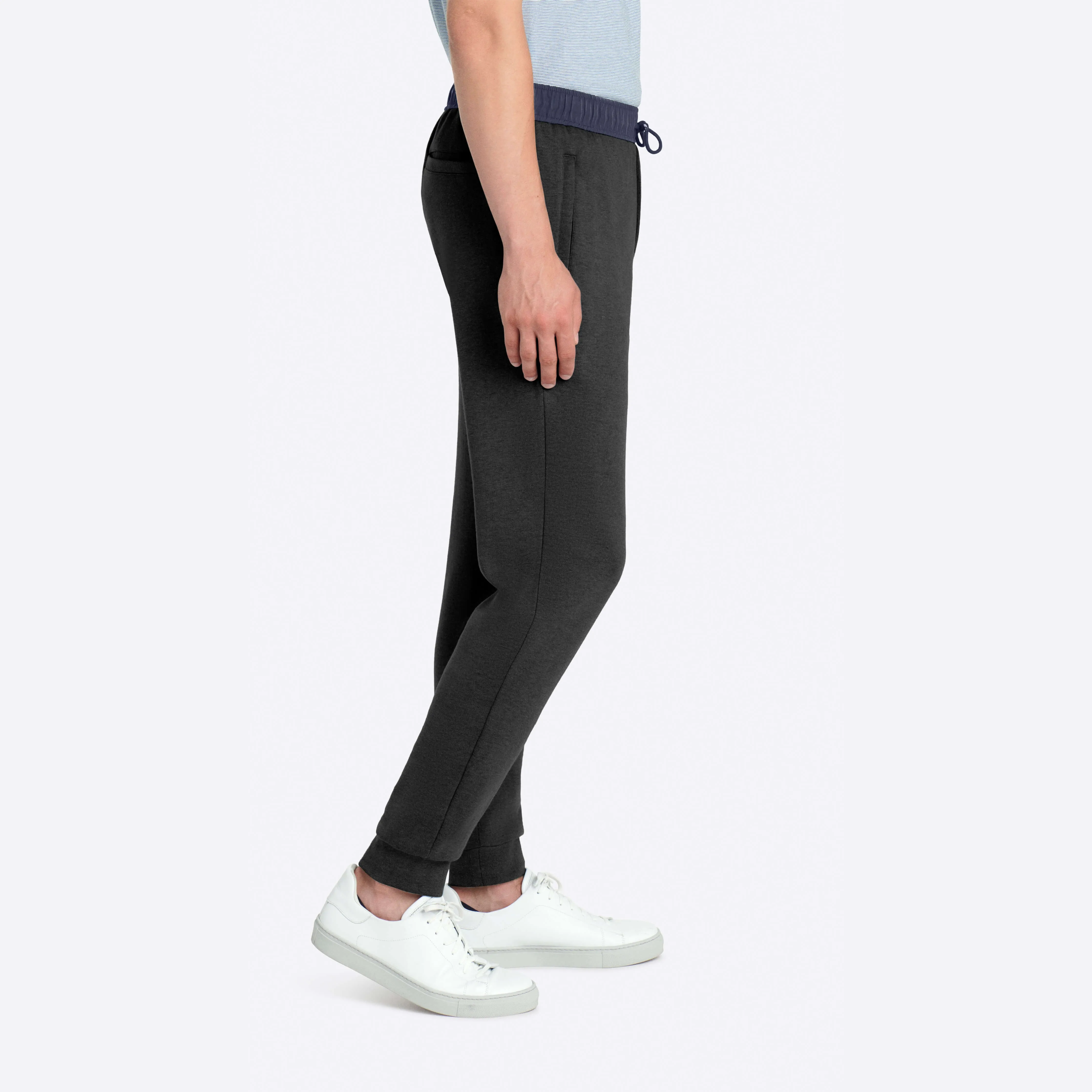 Comfort Solid Heather Drawstring Pant