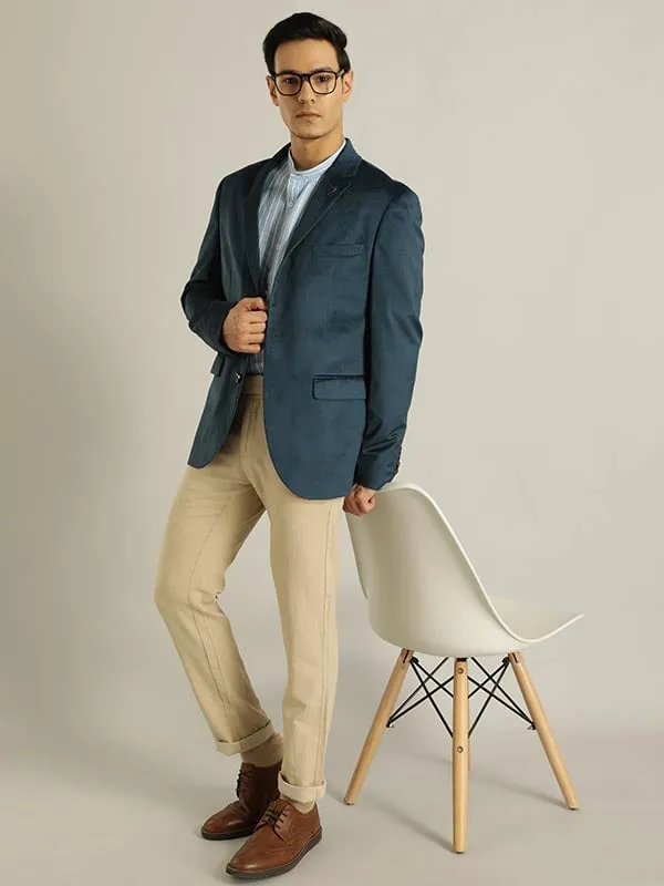 Constructed Solid Casual Blazer