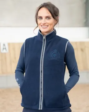 Country Chic Fleece Gilet - NAVY