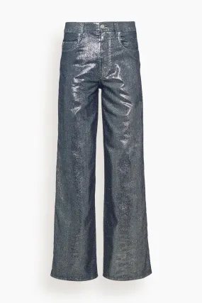 Cover Metallic Coated Jean in Silver