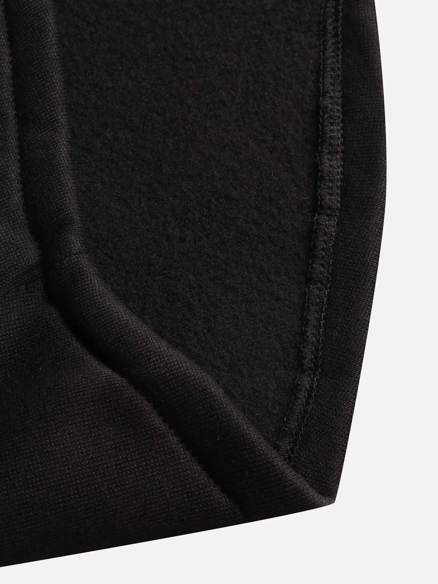 Cozy Black Buttoned Sweatshirt Tracksuit