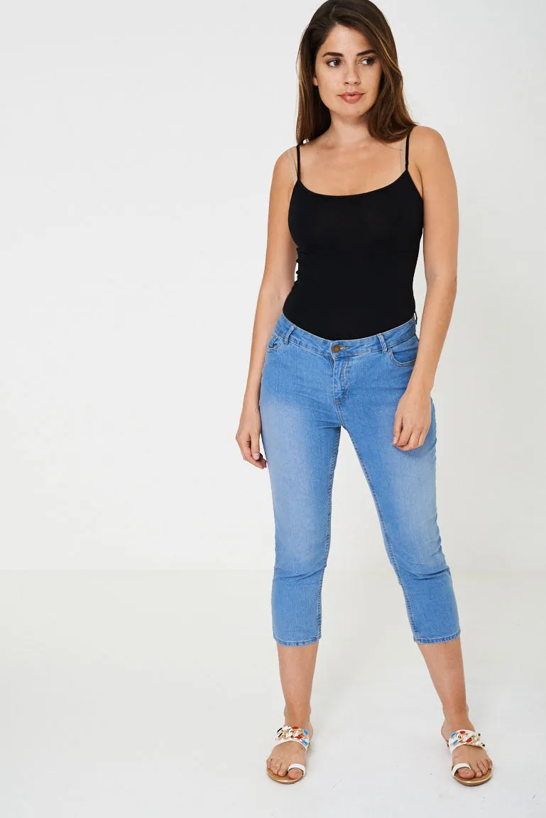 Crop Jeans in Blue