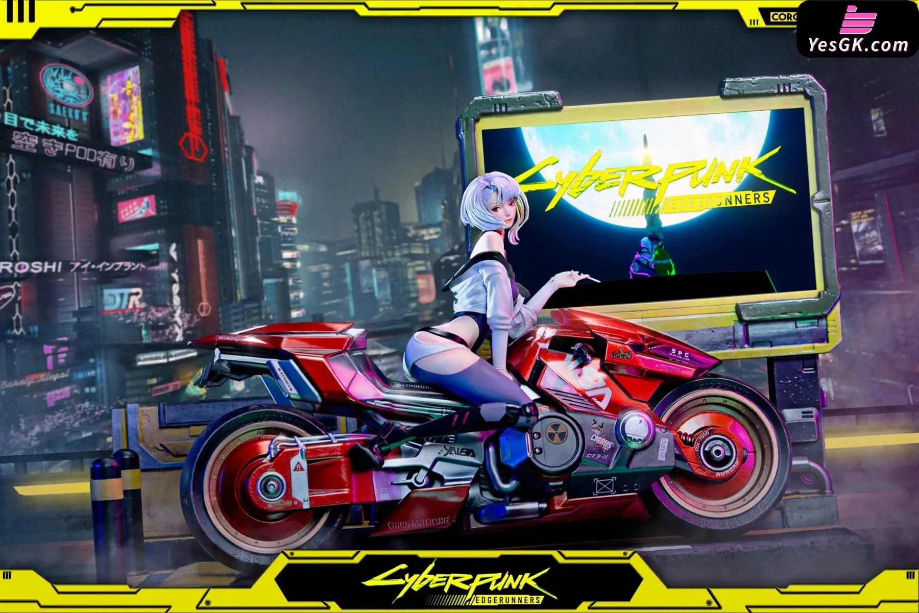 Cyberpunk: Edgerunners Lucy & Rebecca Statue  - Dtalon Studio & Corgi progkit Studio [In-Stock]