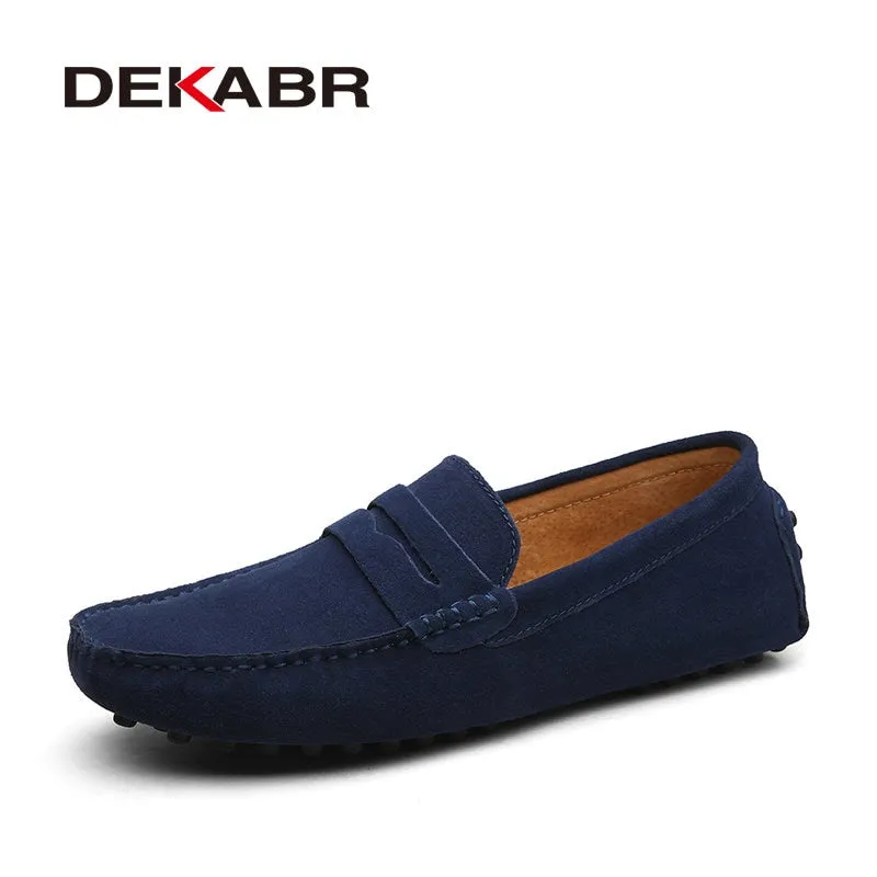 DEKABR Marke Frühling Sommer  Mokassins  Loafer Hochwertige Echtes Leder Schuhe