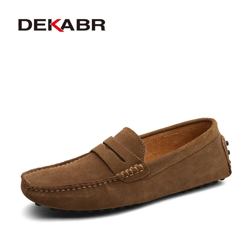 DEKABR Marke Frühling Sommer  Mokassins  Loafer Hochwertige Echtes Leder Schuhe