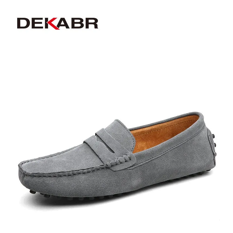 DEKABR Marke Frühling Sommer  Mokassins  Loafer Hochwertige Echtes Leder Schuhe