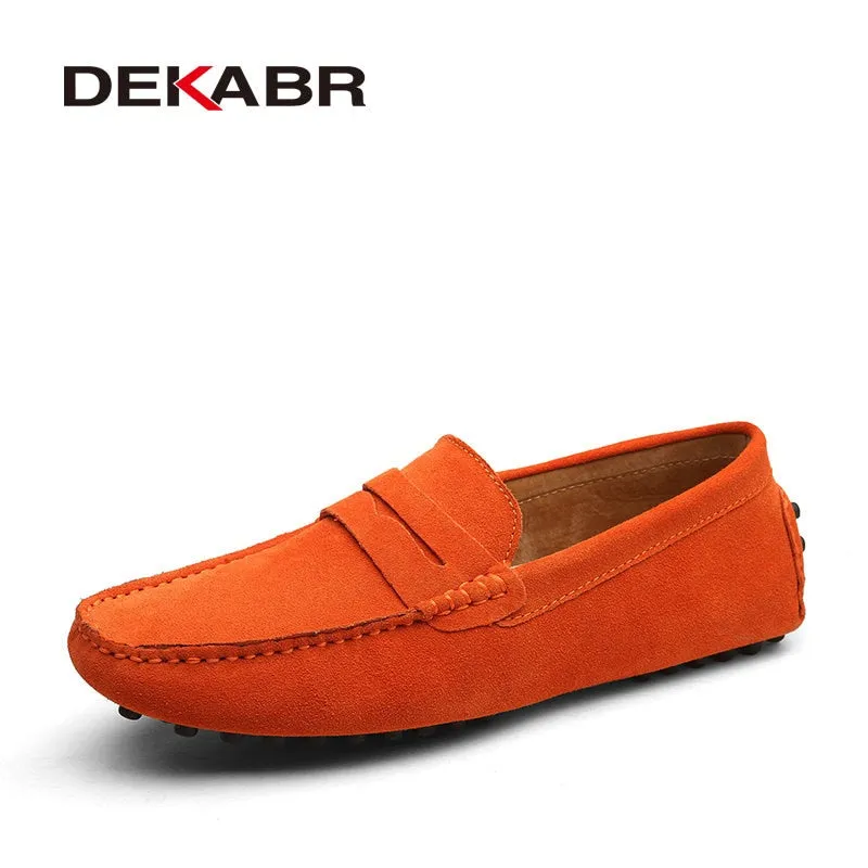 DEKABR Marke Frühling Sommer  Mokassins  Loafer Hochwertige Echtes Leder Schuhe