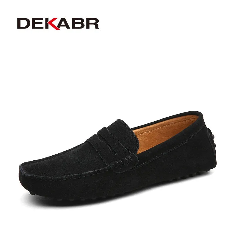 DEKABR Marke Frühling Sommer  Mokassins  Loafer Hochwertige Echtes Leder Schuhe