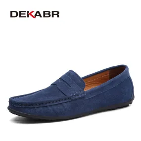 DEKABR Marke Frühling Sommer  Mokassins  Loafer Hochwertige Echtes Leder Schuhe