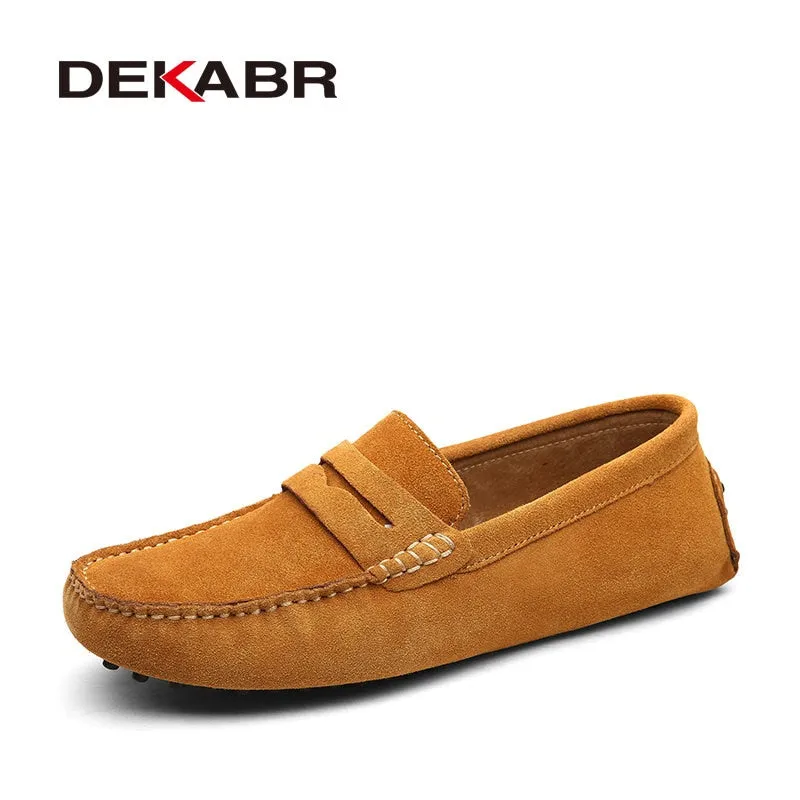 DEKABR Marke Frühling Sommer  Mokassins  Loafer Hochwertige Echtes Leder Schuhe