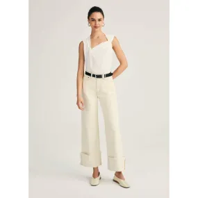 Derek Lam 10 Crosby Koren Cuffed Straight Leg