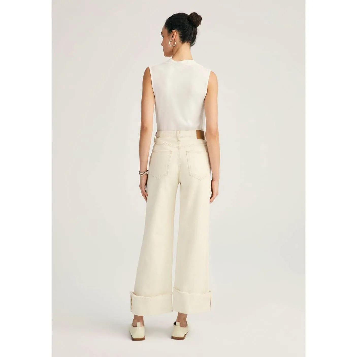 Derek Lam 10 Crosby Koren Cuffed Straight Leg