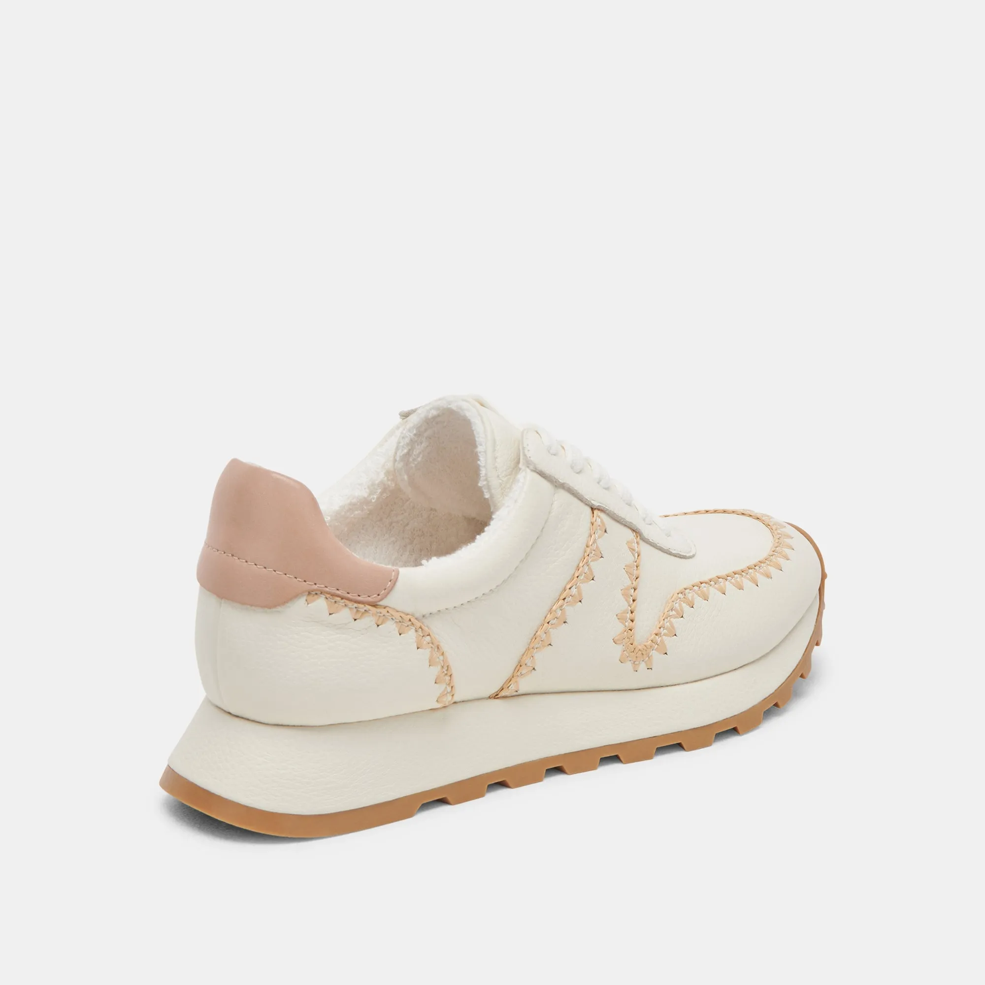 Dolce Vita Ayita Sneakers in White Leather