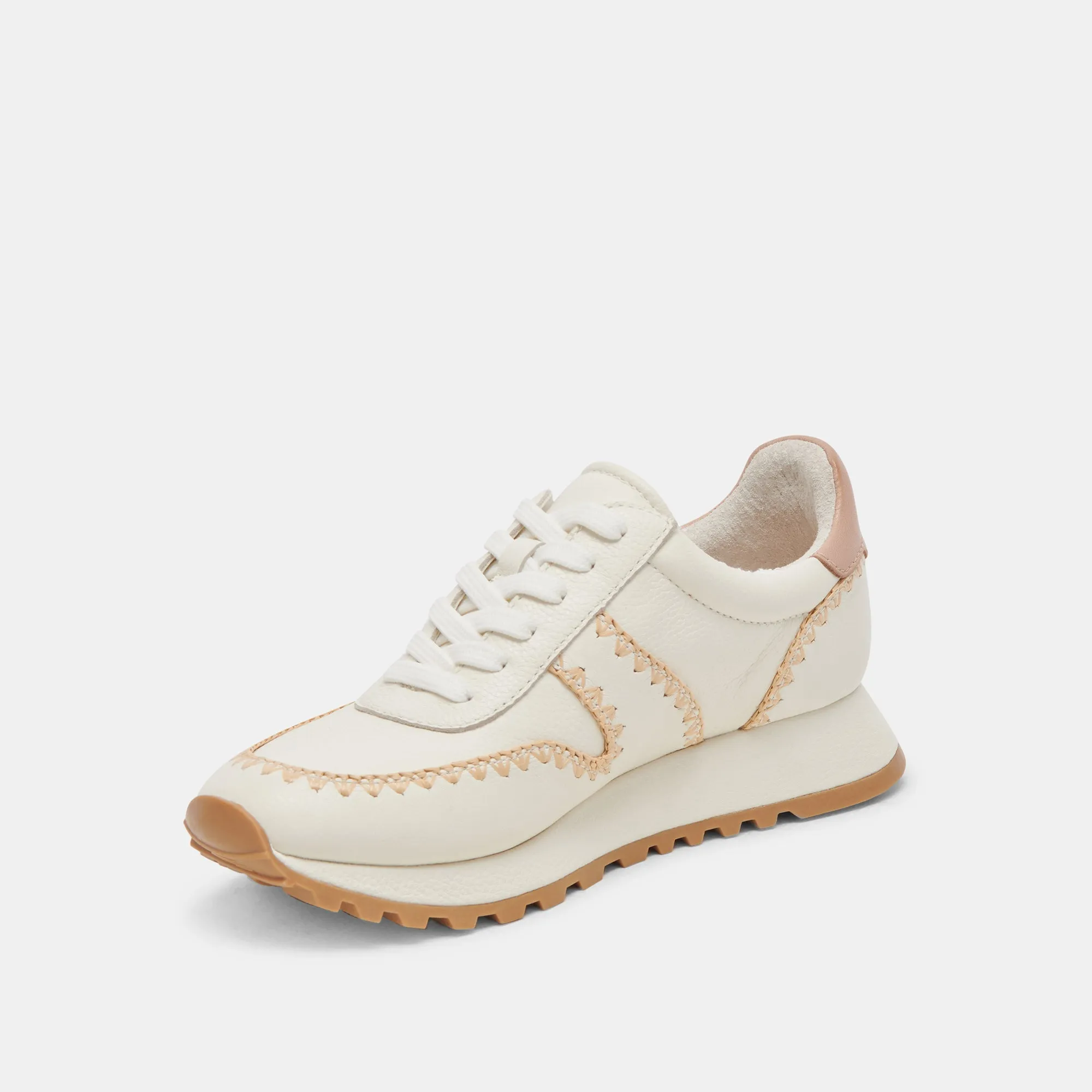 Dolce Vita Ayita Sneakers in White Leather