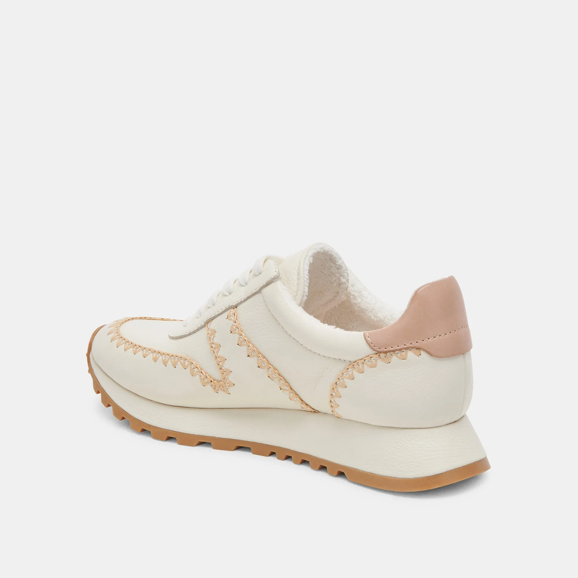 Dolce Vita Ayita Sneakers in White Leather