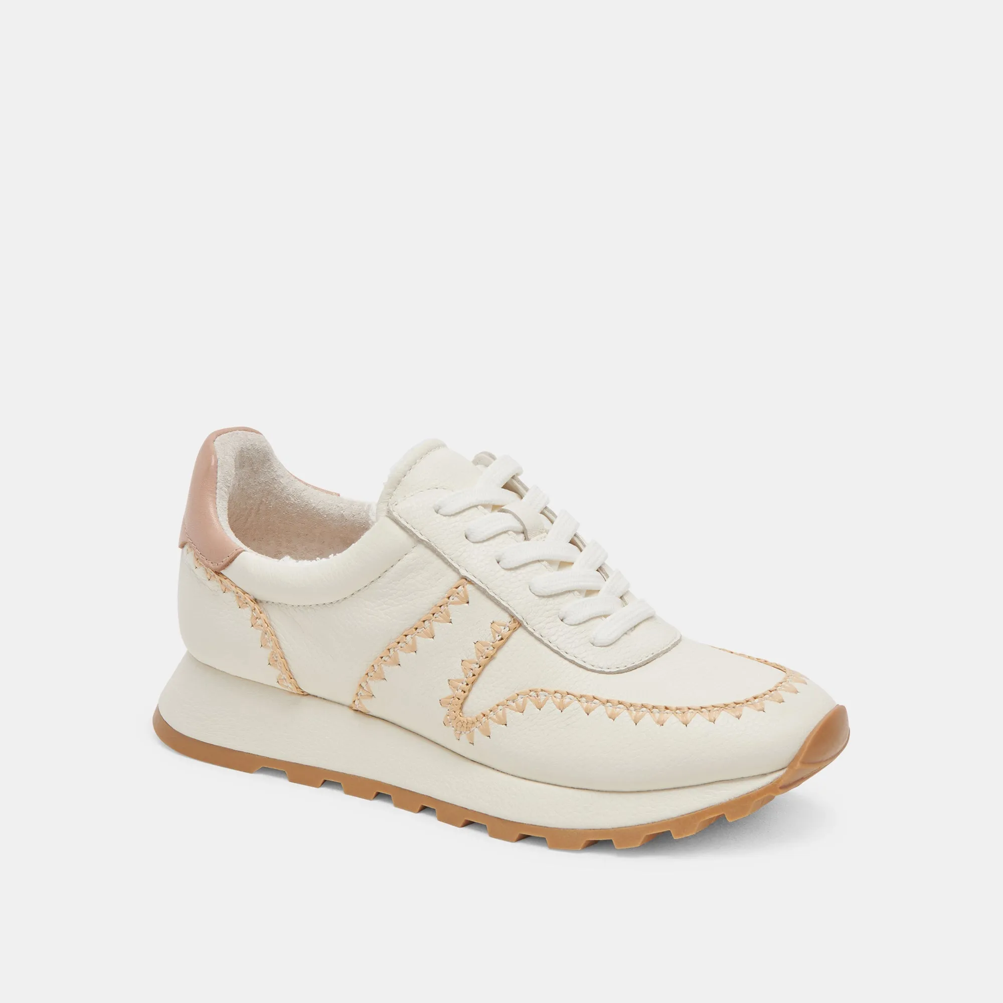 Dolce Vita Ayita Sneakers in White Leather