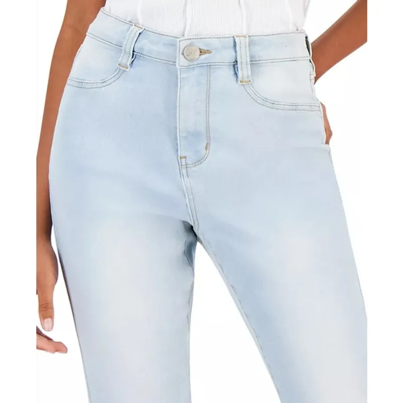 Dollhouse Juniors Curvy Faded Wash Skinny Jeans, "Alps"