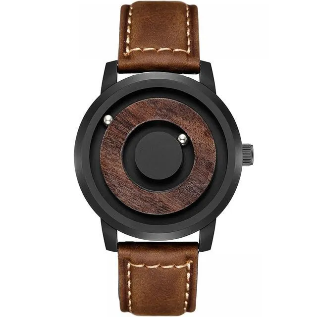 ECO™ Men's Wooden Magnetic Dial Watch